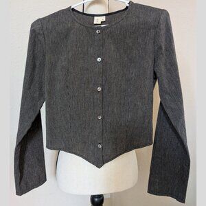 Ovate Maeve blouse in striped cotton, size S